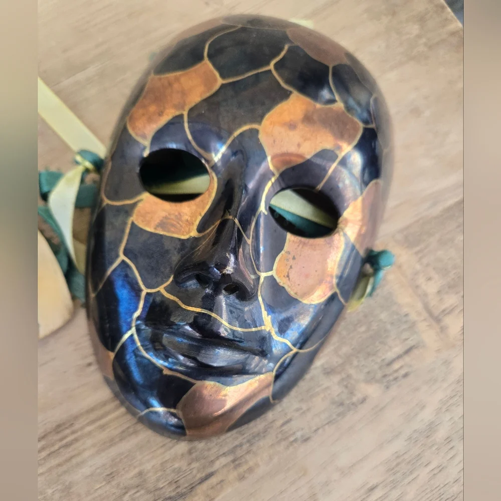 Vintage Brass Masks - Picture 8 of 8